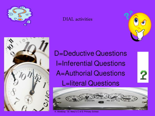 DIAL Reading Activity | Teaching Resources