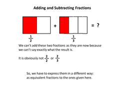 Adding fractions tutorial | Teaching Resources