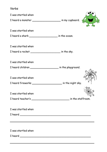 Verbs | Teaching Resources