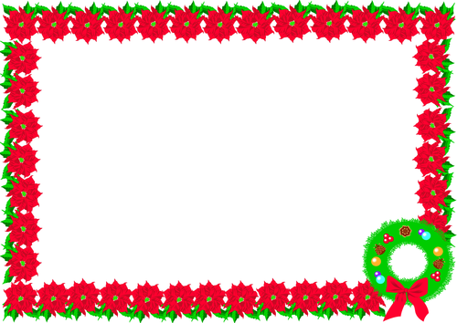 Christmas Landscape Border