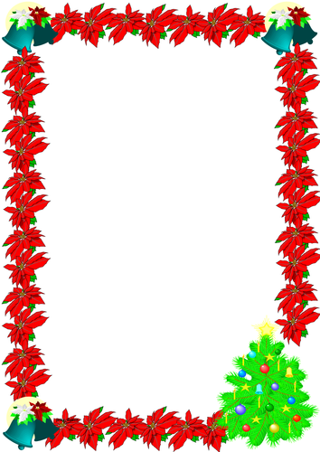 Christmas Themed Lined Paper and Pageborders (1)