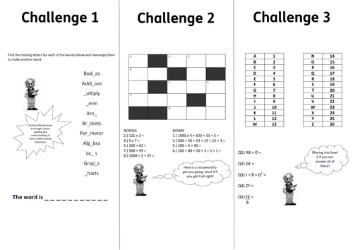 Maths Quiz 2013 | Teaching Resources