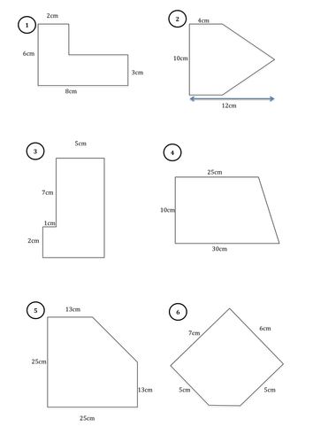 Compound Area Problems | Teaching Resources
