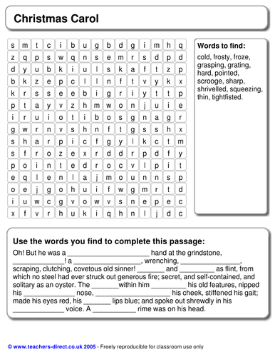 A Christmas carol resources | Teaching Resources