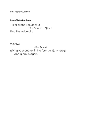 59 - Quadratics and Brackets Assessment Question.docx