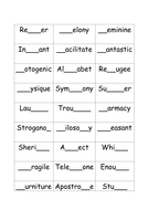 Spelling words with an /f/ sound | Teaching Resources