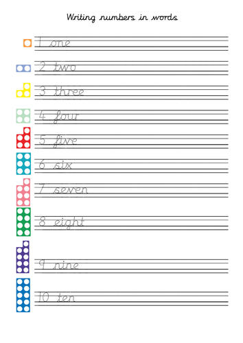 Number Names Worksheets handwriting numbers : Pre School Worksheets : number words handwriting worksheets ~ Free ...