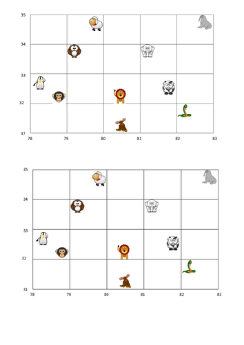 grid references starter teaching resources