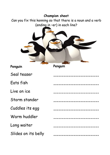 Kenning poems | Teaching Resources