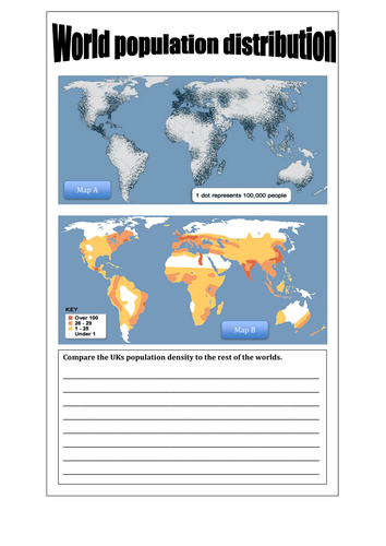 Population Density and Distribution | Teaching Resources