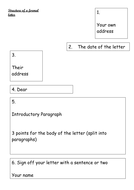 Formal Letter Writing Format And Structure By Smodhej25 Teaching