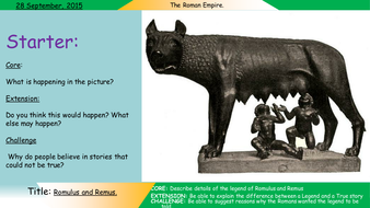 Legend of Romulus and Remus | Teaching Resources