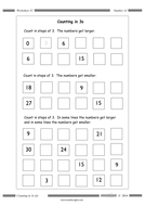 Counting In Steps (4 Worksheets) 