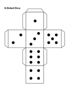 Dice template | Teaching Resources