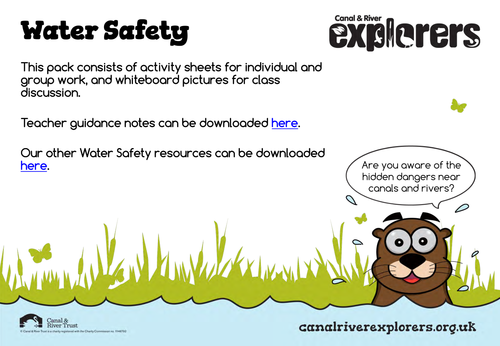 Worksheets Water Safety Worksheets water safety by canalandrivertrust teaching resources tes pdf