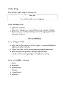 creative writing tasks year 4