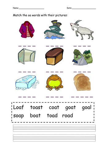 Phase 3 Phonics Free Printable Worksheets