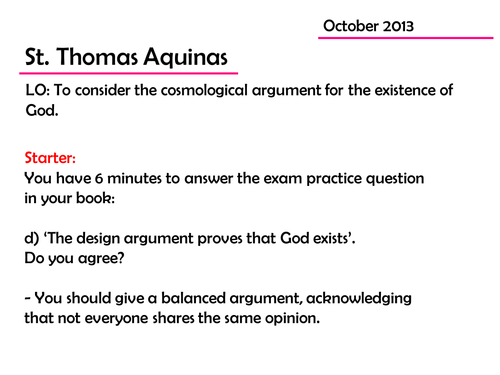 the review god argument cosmological of by God of for 1 (Part gnasher373 the Arguments existence of 2)