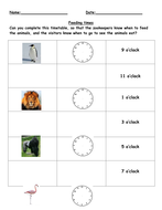 animal feeding times at the zoo