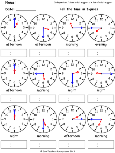 for 4 grade worksheets maths revision Worksheets from Sundays Maths Save Year by 3 Teachers