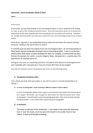 Non chronological report homework image