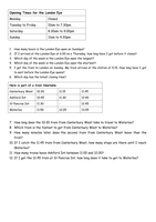 (19 tes worksheet TES.docx Worksheet ks2 Timetables KB, Microsoft time  Word)