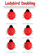 Doubling activity with Ladybirds | Teaching Resources