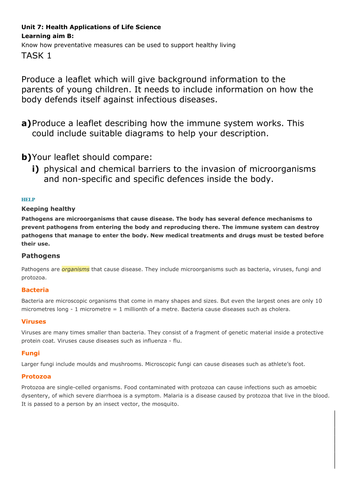 btec-applied-science-level-2-applications-unit-7-teaching-resources