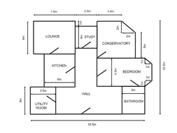 Area Of A Bungalow Floor Functional Skills Task Teaching Resources