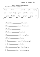 verbs worksheet year 1 teaching resources