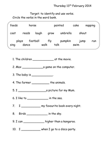 new 616 verbs worksheet year 5 tenses worksheet