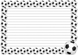 football 2014 themed lined papers and pageborders by jinkydabon