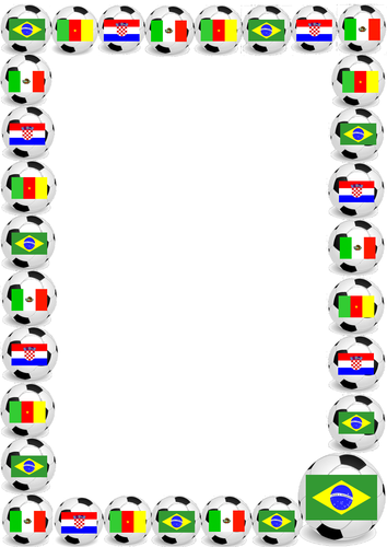 Football 2014 Themed Lined papers and Pageborders | Teaching Resources