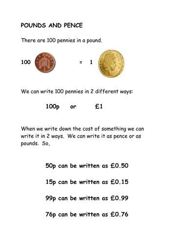 MONEY WORKSHEETS | Teaching Resources