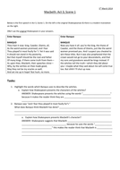 'Macbeth' Act 3, Scene 1 Worksheets by ag_467 | Teaching Resources