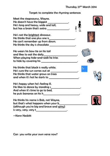 rhyming-sentences-teaching-resources