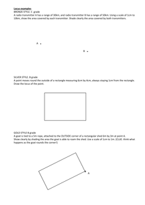 Locus Resources and Problems by denningh - UK Teaching Resources - TES