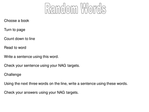 Literacy Morning Starters | Teaching Resources