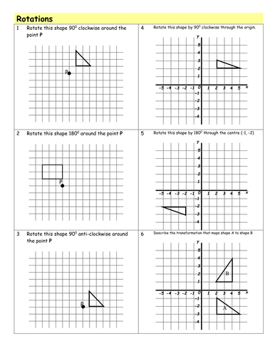 transformation worksheets teaching resources