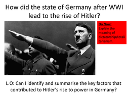 How did Hitler rise to power? | Teaching Resources