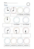 Time Worksheets | Teaching Resources