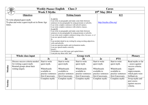 Year 3 topic planning 'Caves' | Teaching Resources