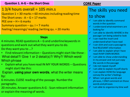 Revision Mat For Core Igcse English Cambridge Teaching Resources