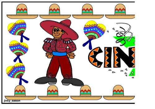 Cinco De Mayo Themed Banner