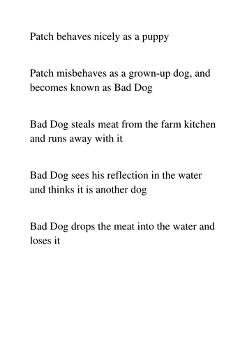 Year 2/3 Fables Planning | Teaching Resources