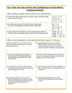 Multiplication word problems - decimals. Year 5 | Teaching ...