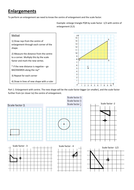 Enlargements, Negative and Fractional Scale Factor by katedrage ...