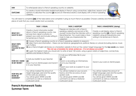 french homework help ks3