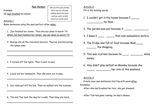 grammar worksheets and games teaching resources