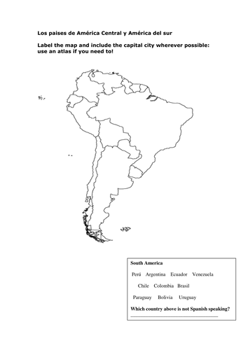 Los paises hispanohablantes | Teaching Resources